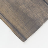 Farmhouse Rustic White Deer Ribbon Familienaam Fleece Deken (Hoek)