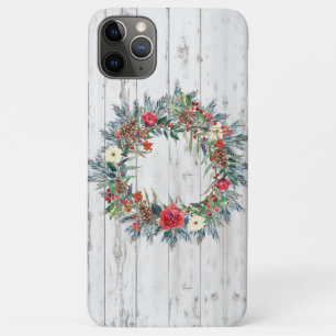 Farmhouse Rustic Wood Shiplap Kerstmis 2 Case-Mate iPhone Case