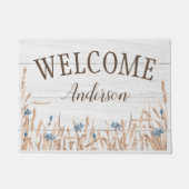 Farmhouse Shiplap Summer Field Signature Deurmat (Voorkant)
