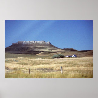 Farmhouse South Dakota Poster