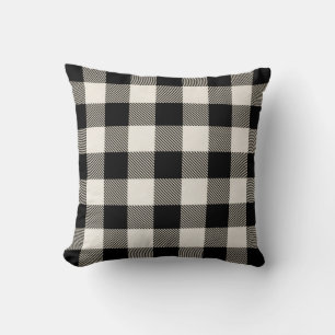 Farmhouse Style Black Buffalo Pset Patroon Kussen