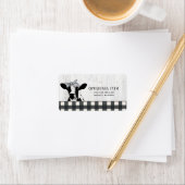 Farmhouse Style Black White Pset Koe Wood Label (Insitu)