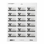 Farmhouse Style Black White Pset Koe Wood Label (Full Sheet)
