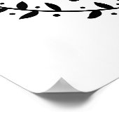 Farmhouse Style Jesus houdt van me Rustic Vine Wre Poster (Hoek)