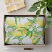 Farmhouse Style Lemon op een papier uit een wijnst (Geschenk)