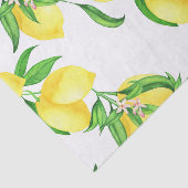 Farmhouse Style Lemon op een papier uit een wijnst (Detail)