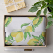 Farmhouse Style Lemon op een papier uit een wijnst (Geschenk)