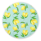 Farmhouse Style Lemons Ceramic Knob Keramische Knop (Voorkant)
