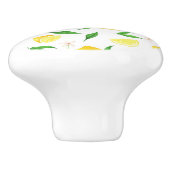 Farmhouse Style Lemons/Slicks Ceramic Knob. Keramische Knop (Zijkant)