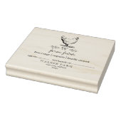Farmhouse Style Monogram Eieren Kartonnen Stempel (Stempel)