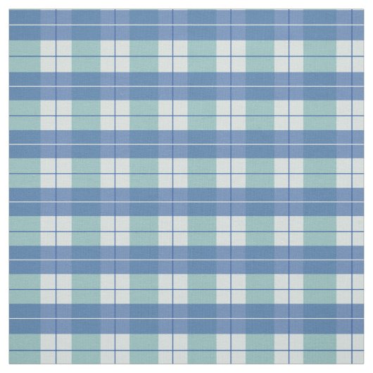 Farmhouse Summer Blue Gingham Pset Stof (Swatch)