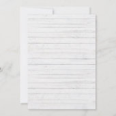 Farmhouse Sunflower Rustic Digital Wedding Kaart (Achterkant)