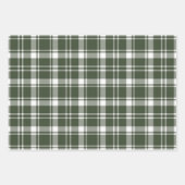 Farmhouse Tartan Pset Green en Red Inpakpapier Vel (Voorkant)