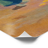 Farmhouse te Le Pouldu, 1890 (olie op doek) Poster (Hoek)