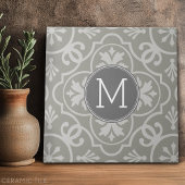 Farmhouse Tegel Pattern Custom Monogram Tegeltje
