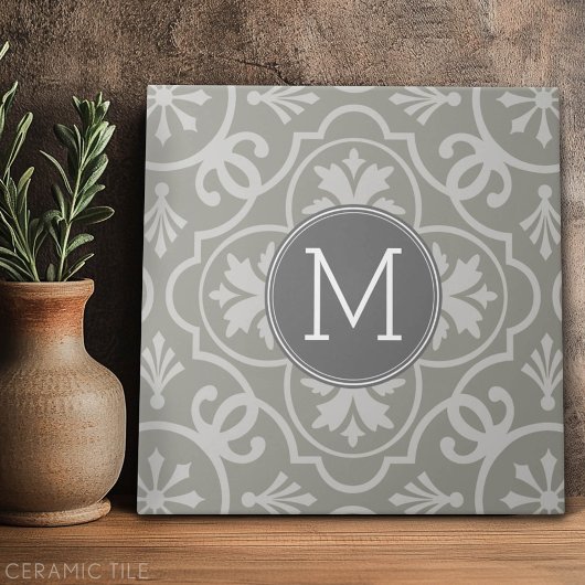 Farmhouse Tegel Pattern Custom Monogram Tegeltje