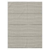 Farmhouse-Ticking-Black-White Tafelkleed (Voorkant)