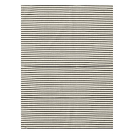 Farmhouse-Ticking-Black-White Tafelkleed