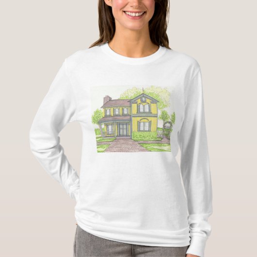 FarmHouse Tshirt met lange mouwen (Voorkant)
