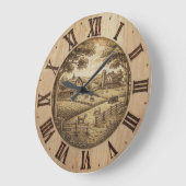 Farmhouse Wall Clock Grote Klok (Hoek)