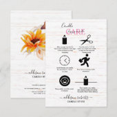 Farmhouse Waterverf Herfst Kaartenzorg Bedankkaart (Voorkant / Achterkant)