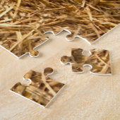Farming Dog op Hay Bale 1014 Piece Jigzaag Puzzle Legpuzzel (Zijkant)