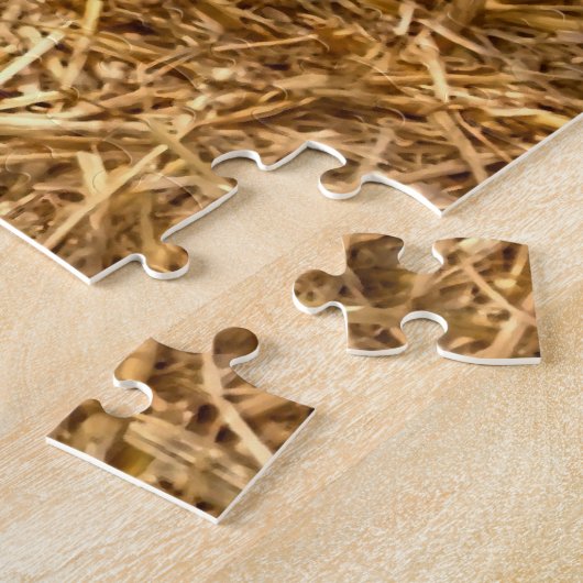 Farming Dog op Hay Bale 1014 Piece Jigzaag Puzzle Legpuzzel (Zijkant)