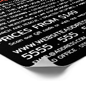 Farming Drone Portrait, Drone Rental Company Poster (Hoek)