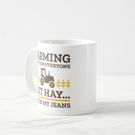 Farming Isn't For Everyone Koffiemok (Voorkant links)