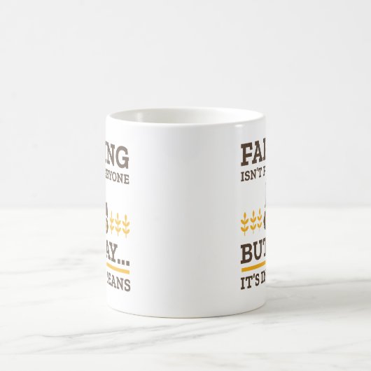 Farming Isn't For Everyone Koffiemok (Center)