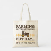 Farming Isn't For Everyone Tote Bag (Achterkant)