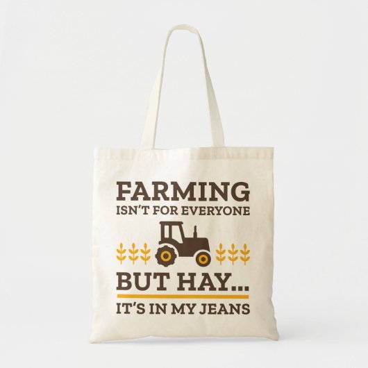 Farming Isn't For Everyone Tote Bag (Voorkant)