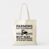 Farming Isn't For Everyone Tote Bag (Achterkant)