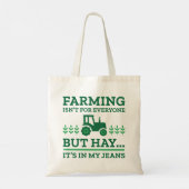 Farming Isn't For Everyone Tote Bag (Achterkant)