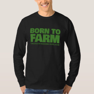 Farming Simulator - Geboren in Boerderij (groen) T-shirt