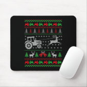 Farming Tractor Reindeer Boerderij Funny Farmer Ug Muismat (Met muis)
