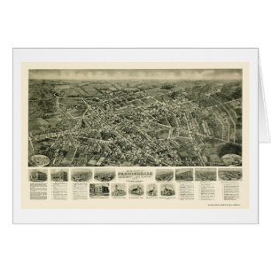 Farmingdale, NY Panoramic Map - 1925