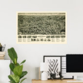 Farmingdale, NY Panoramic Map - 1925 Poster (Thuiskantoor)