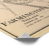 Farmington, Gorham, Yarmouth, Bridgton Map Poster (Hoek)