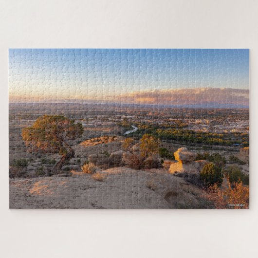 Farmington, New Mexico bij zonsondergang Legpuzzel (Horizontaal)