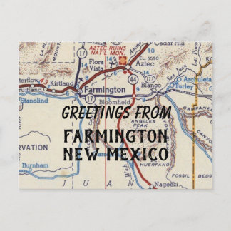 Farmington New Mexico Briefkaart