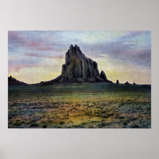 Farmington New Mexico Ship Rock Poster (Voorkant)