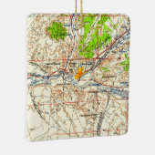 Farmington NM Topo Map Keramisch Ornament (Rechts)