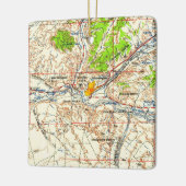 Farmington NM Topo Map Keramisch Ornament (Links)