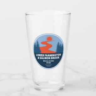 Farmington & Salmon Brook Wild & Schilderachtig ri Glas