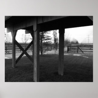 Farmington Utah Horse Boerderij Poster