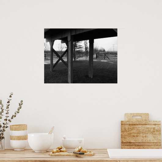 Farmington Utah Horse Boerderij Poster (Keuken)