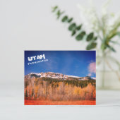 Farmington, Utah, landschap in het Wasatch-gebergt Briefkaart (Staand voorkant)