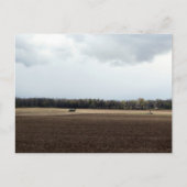 Farmland Midwest Sky MidWestern Skies Natuur Trees Briefkaart (Voorkant)