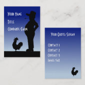 Farmland Mornin' Visitekaartje (Voorkant / Achterkant)